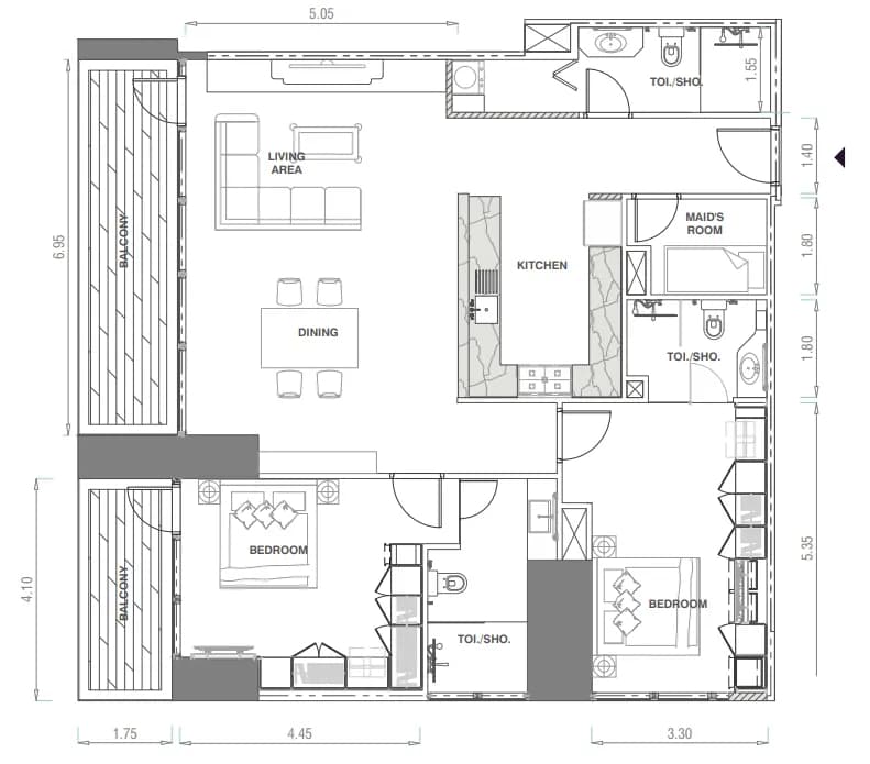 MBL Signature 2 Bedroom