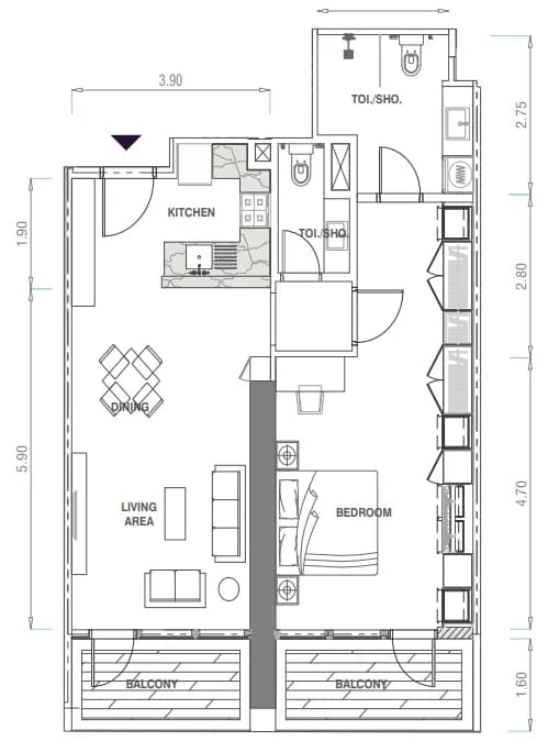MBL Signature 1 Bedroom