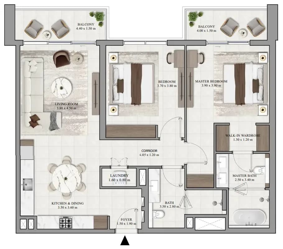Vista Ridge 2 Bedroom