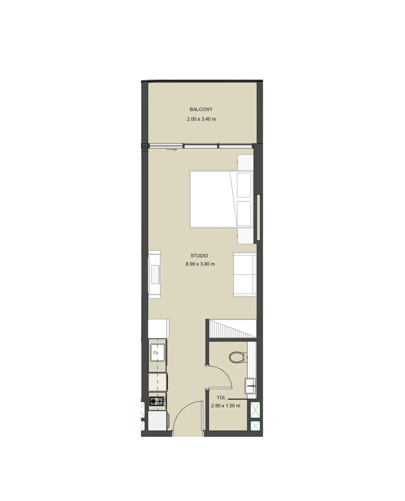 Lucky Oasis Residence 0 Bedroom