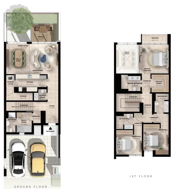 Waada Dubai South 3 Bedroom