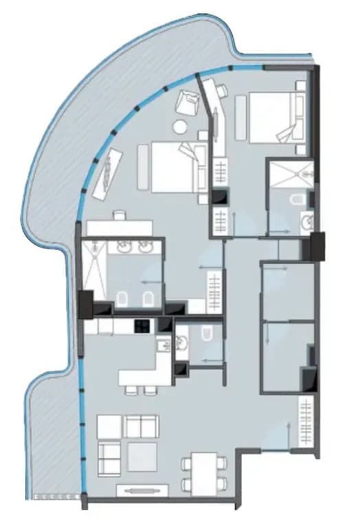 NEXT Coral 2 Bedroom