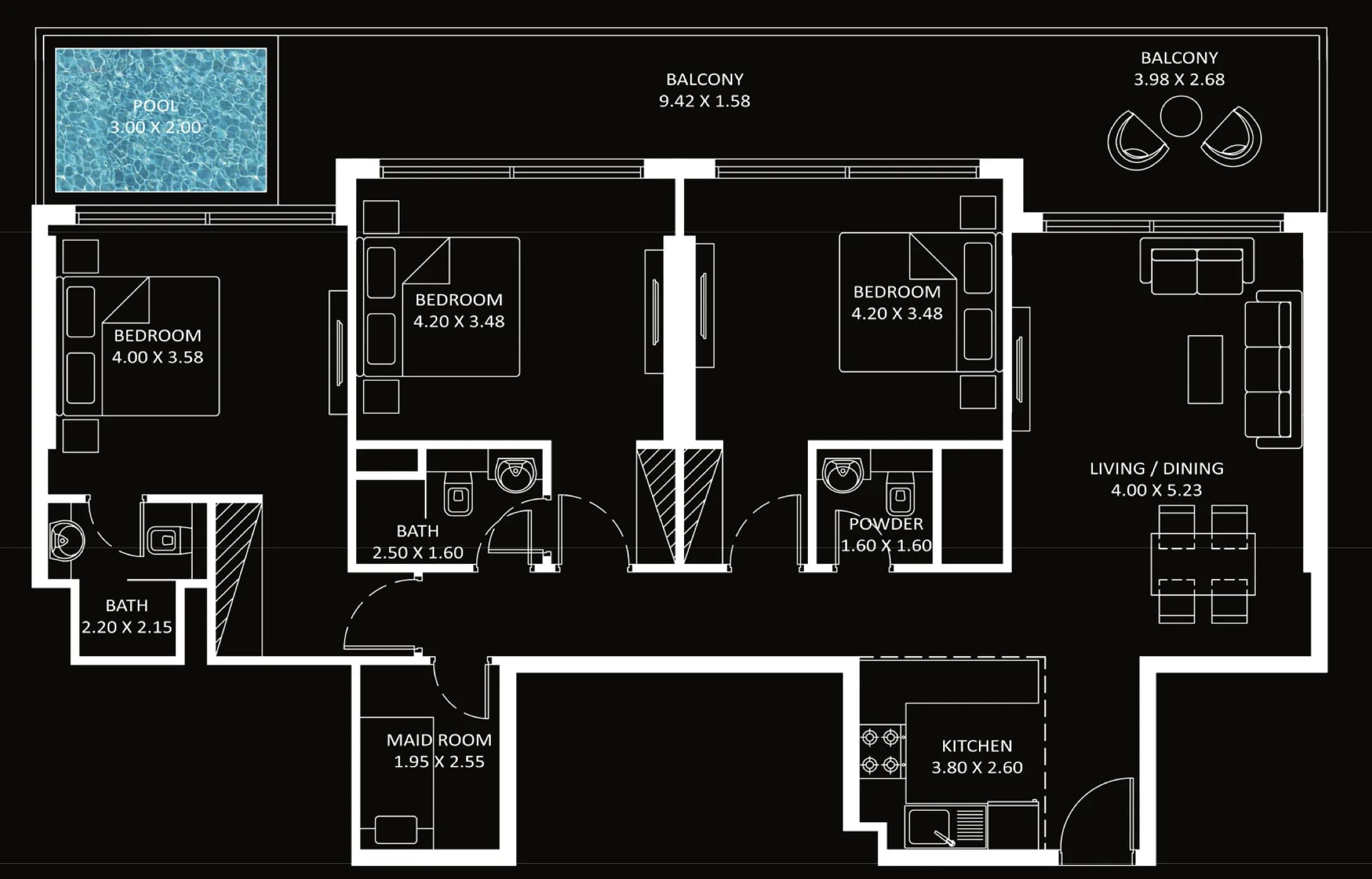 Diamondz 3 Bedroom
