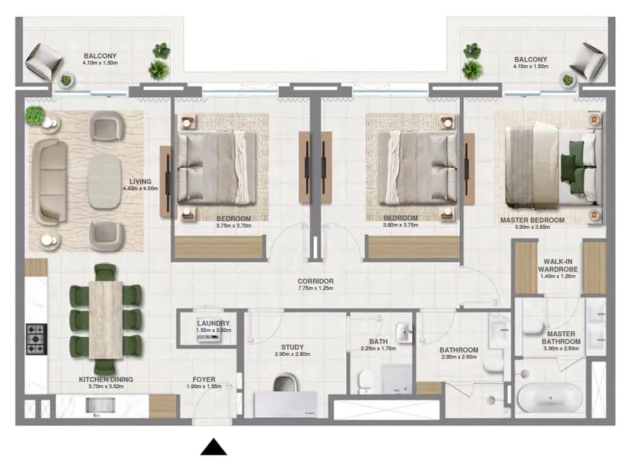 Golf Verge 3 Bedroom