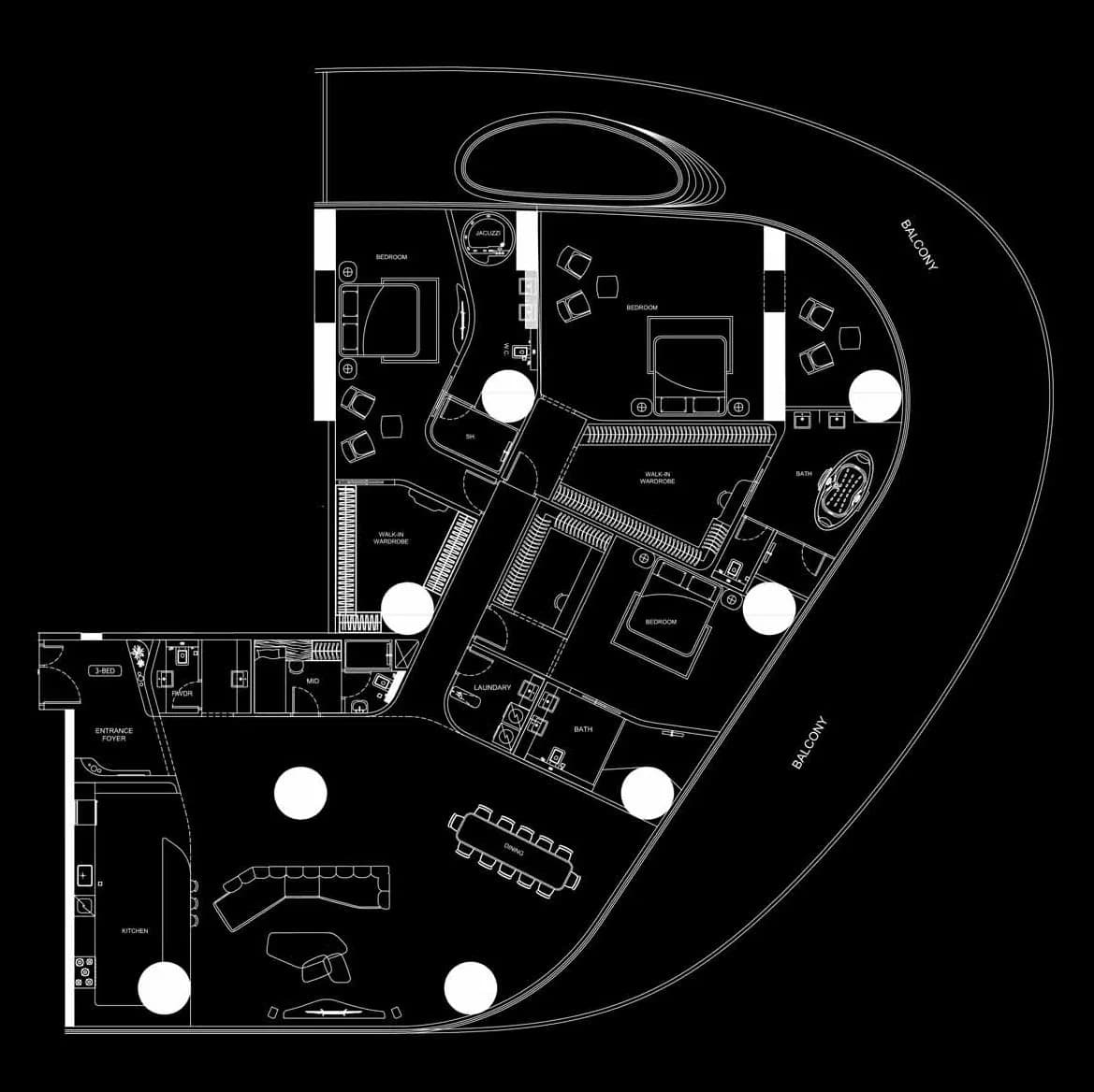 Bugatti Residences by Binghatti 3 Bedroom