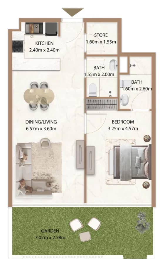 Veda by AUM Development 1 Bedroom