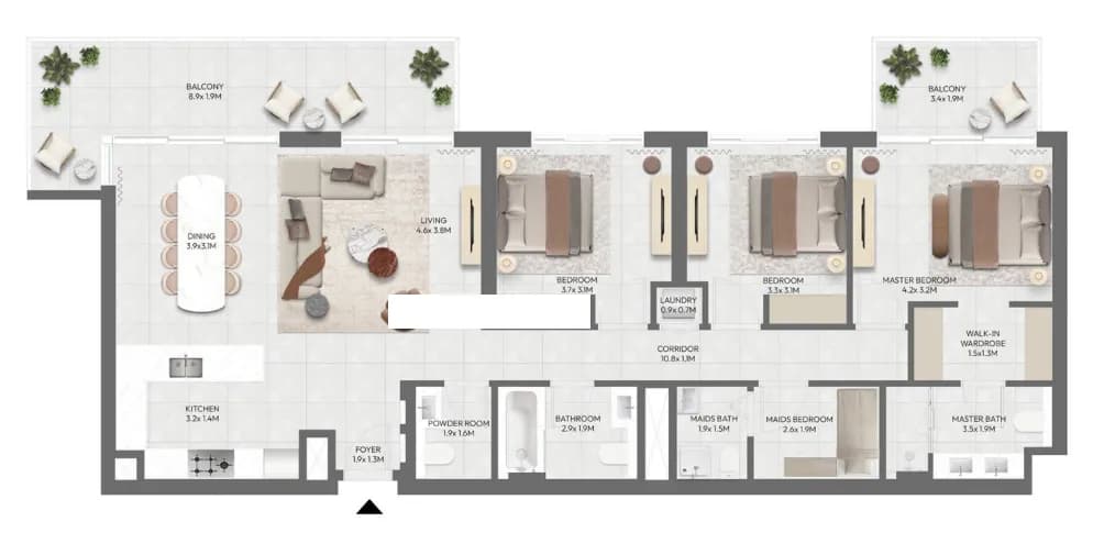Golf Point 3 Bedroom