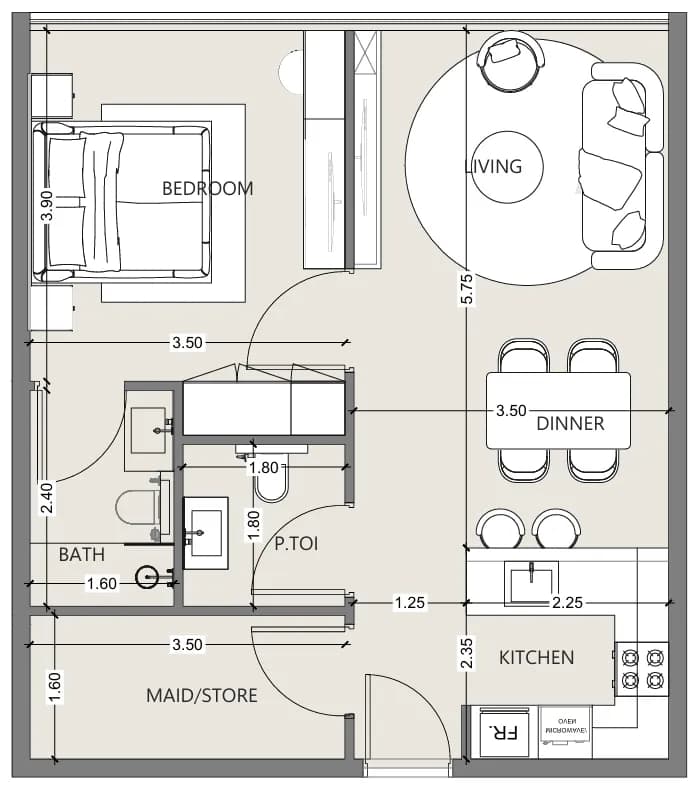 Al Haseen Residences 6 1 Bedroom