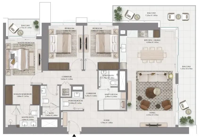 Lyvia By Palace 3 Bedroom