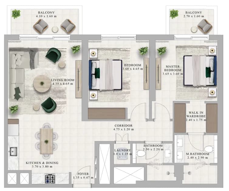 Golf Hillside 2 Bedroom