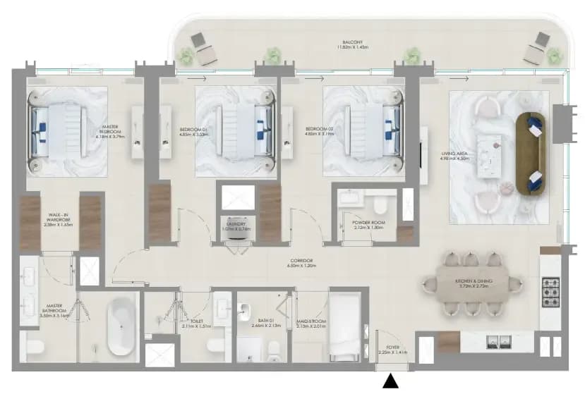 Baystar by Vida 3 Bedroom