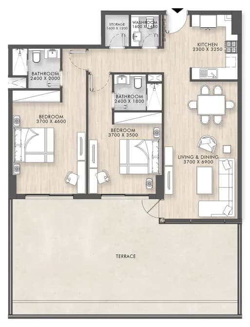 Capital Horizon Terraces 2 Bedroom