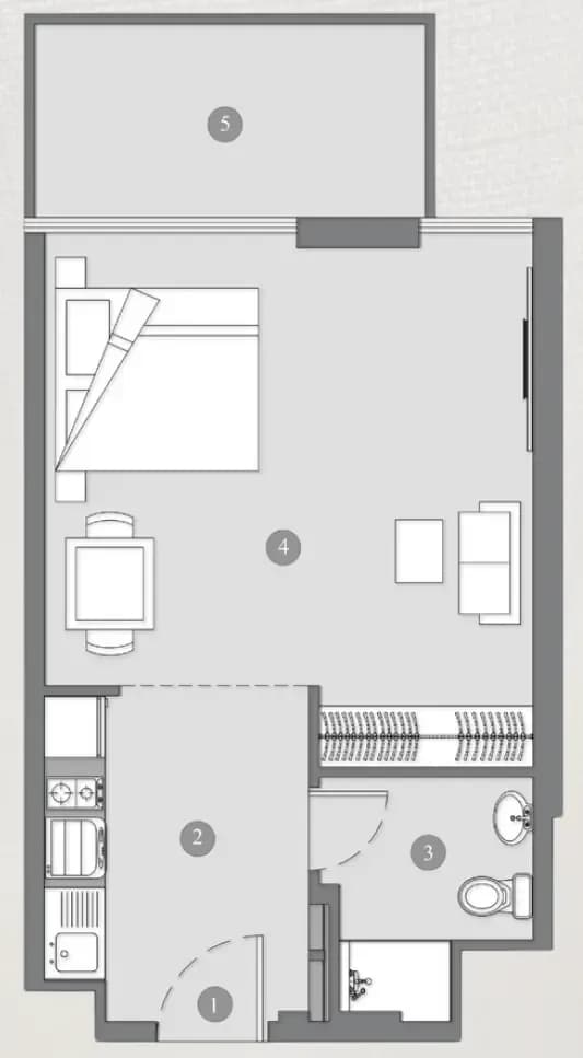 Elevia Residences 0 Bedroom