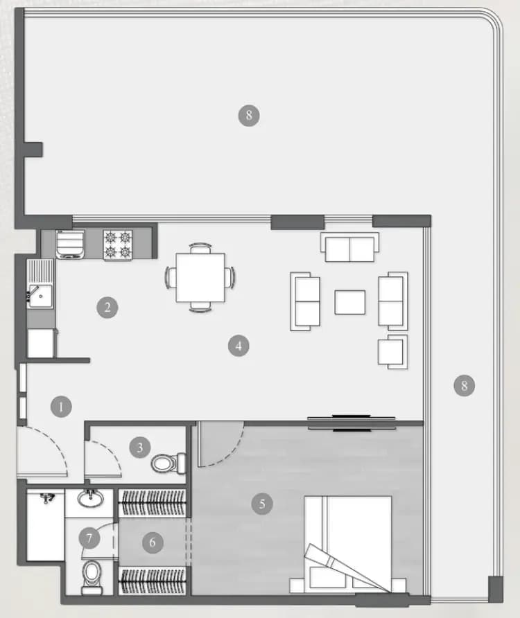Elevia Residences 1 Bedroom
