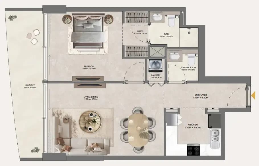 Hermina by Casagrand 1 Bedroom