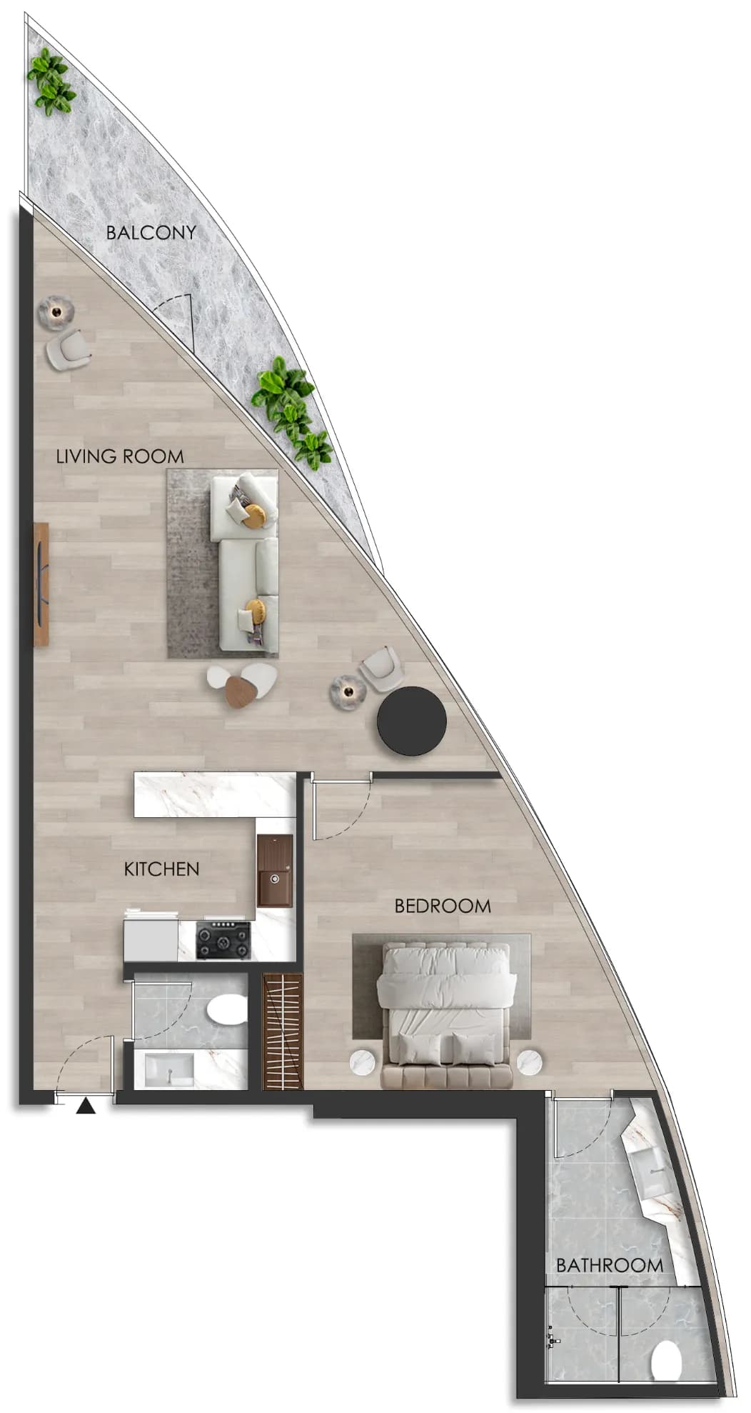 The Beach Residence 1 Bedroom