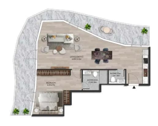 The Beach House 1 Bedroom