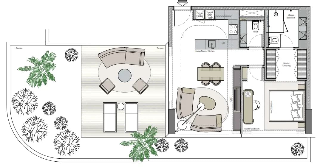 Helvetia Marine by DHG 1 Bedroom