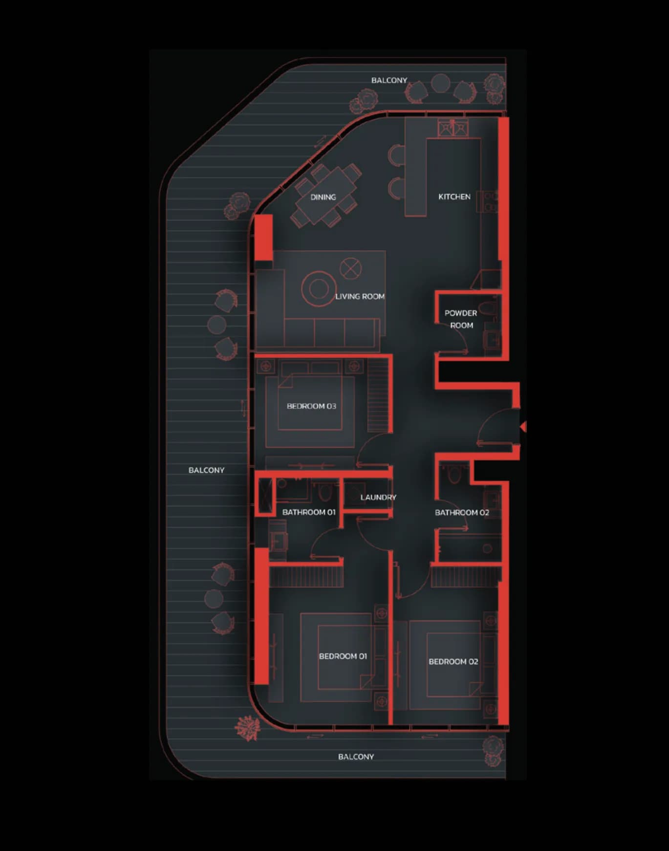 Tonino Lamborghini Residences by BNW Developments 3 Bedroom
