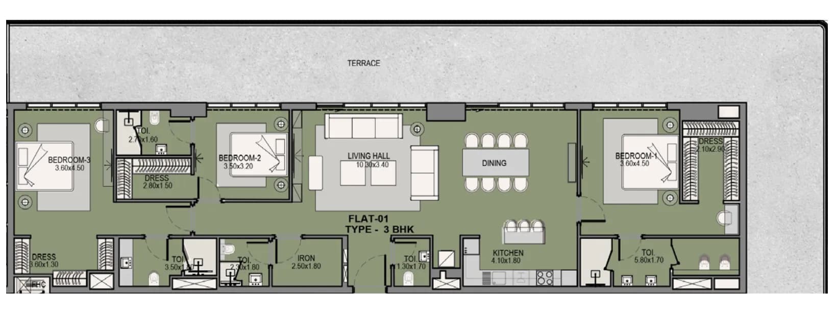Helvetia Residences 3 Bedroom