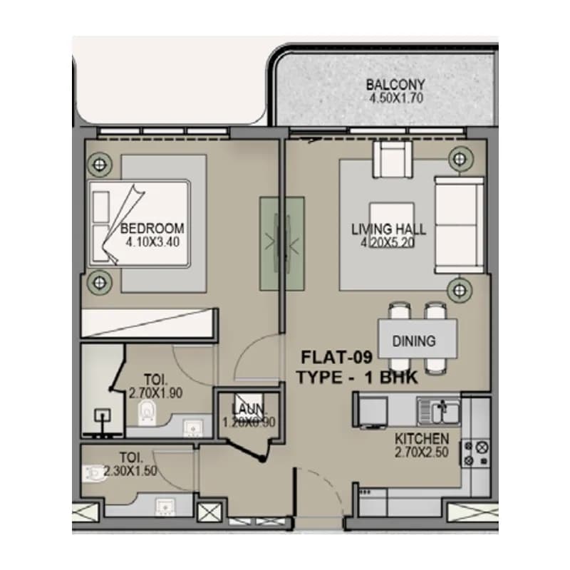 Helvetia Residences 1 Bedroom