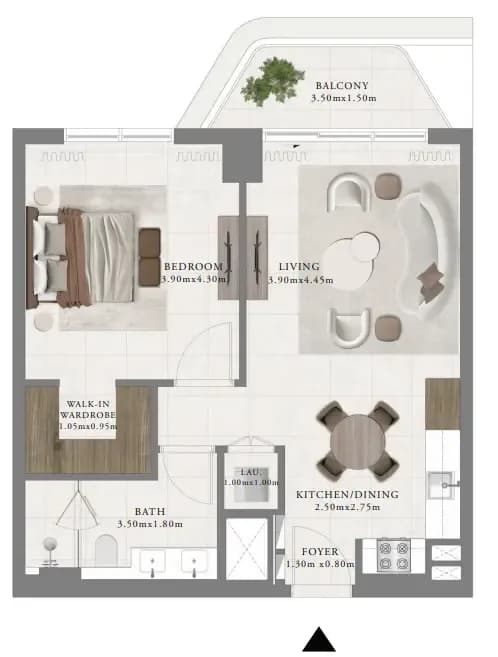 Sera 2 1 Bedroom