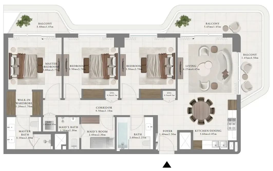 Sera 2 3 Bedroom