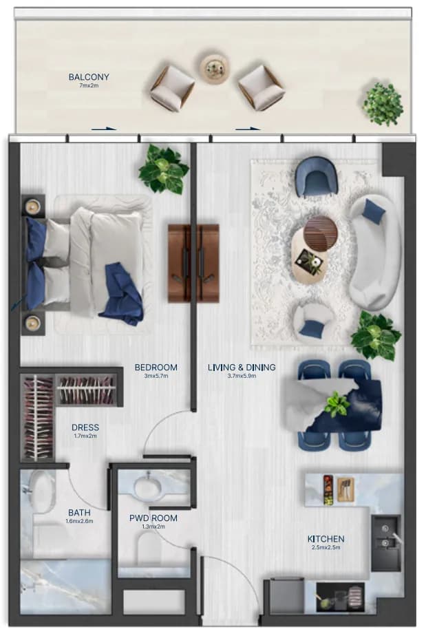 Acacia by BNW Developments 1 Bedroom
