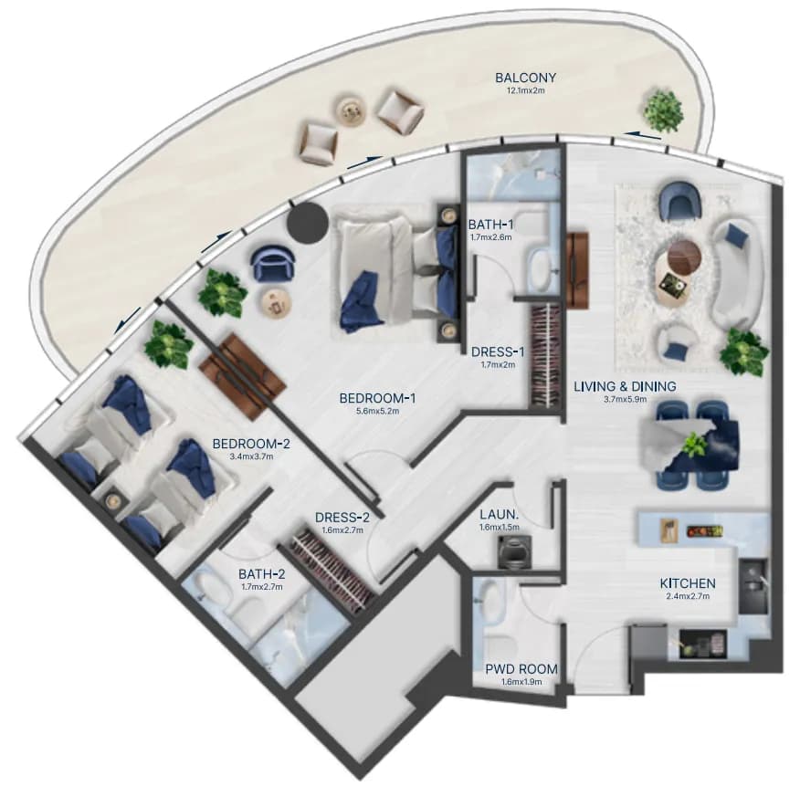 Acacia by BNW Developments 2 Bedroom