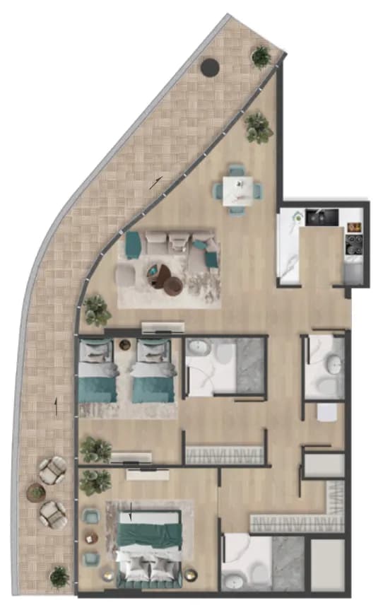 Pelagia 2 Bedroom