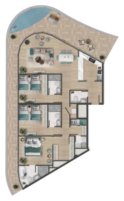 Pelagia 3 Bedroom