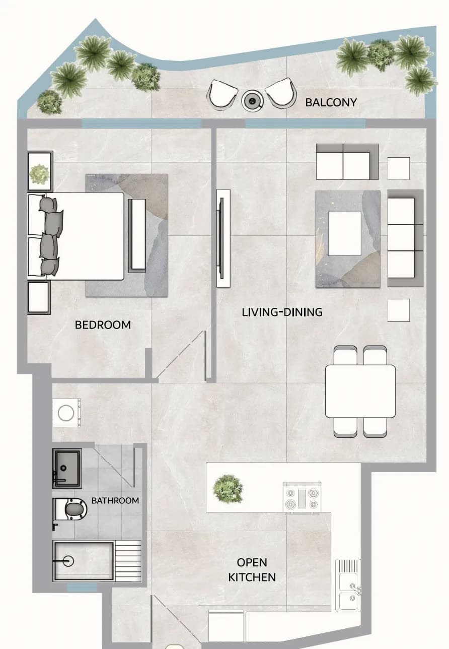 One 678 Residences 1 Bedroom