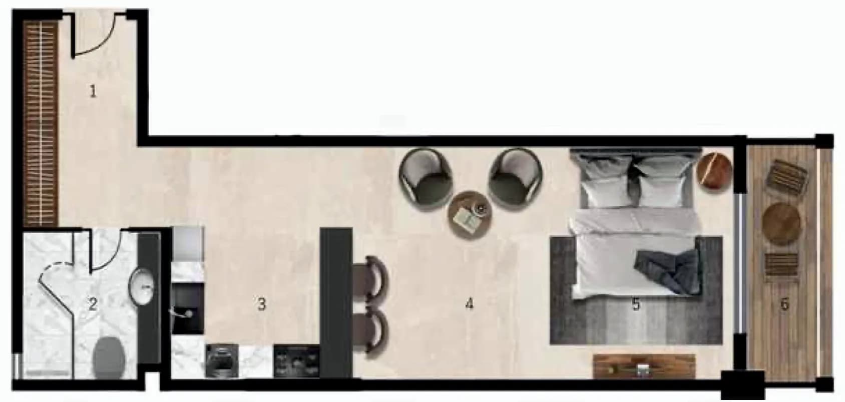 7 Seasons 0 Bedroom