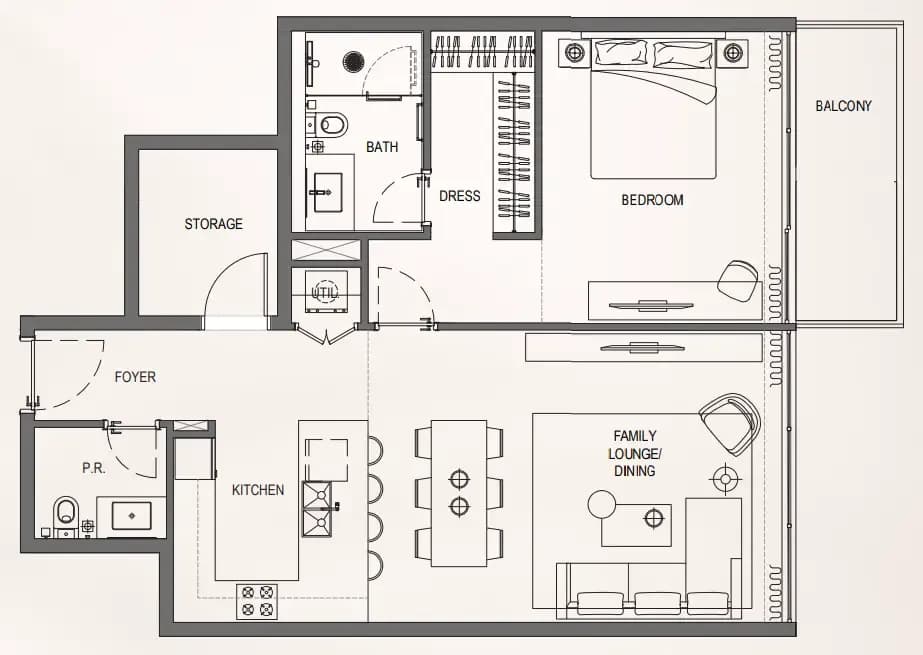 Bayview Boulevard 1 Bedroom