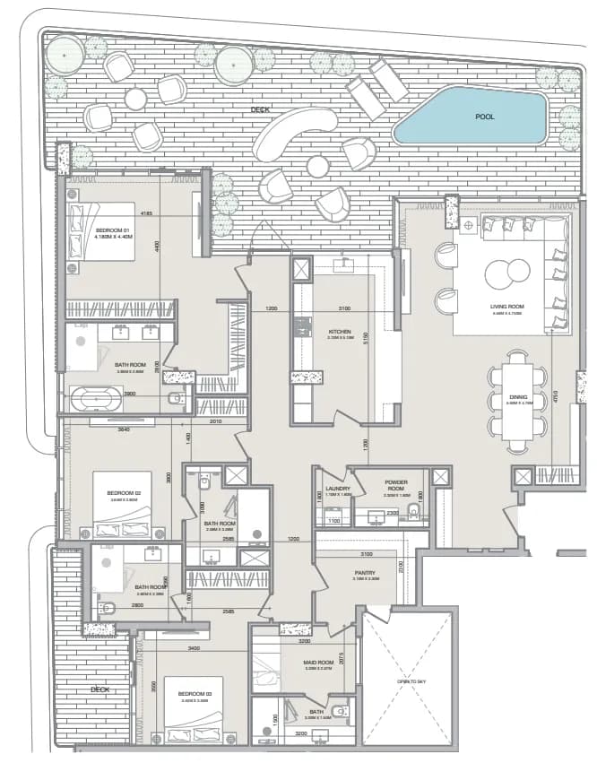 Isolana Residences 3 Bedroom