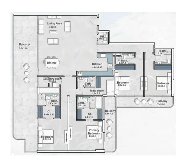 Iraz Creek Views 4 Bedroom