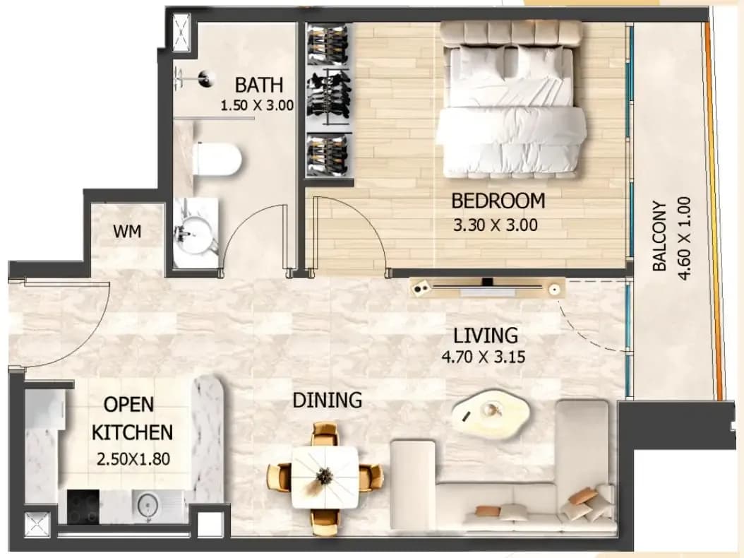 Crystal Tower by VHS 1 Bedroom