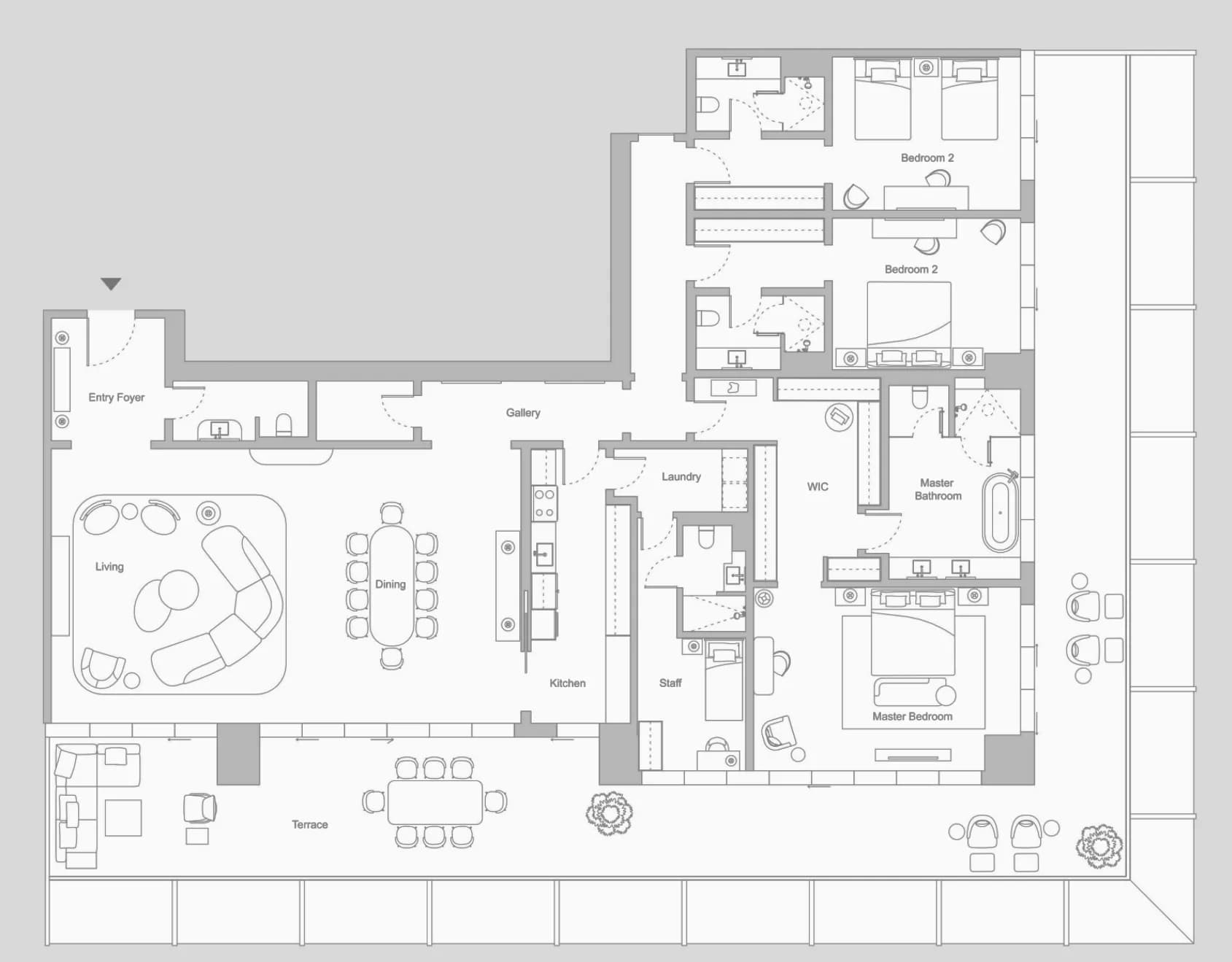 Four Seasons Private Residences DIFC 3 Bedroom