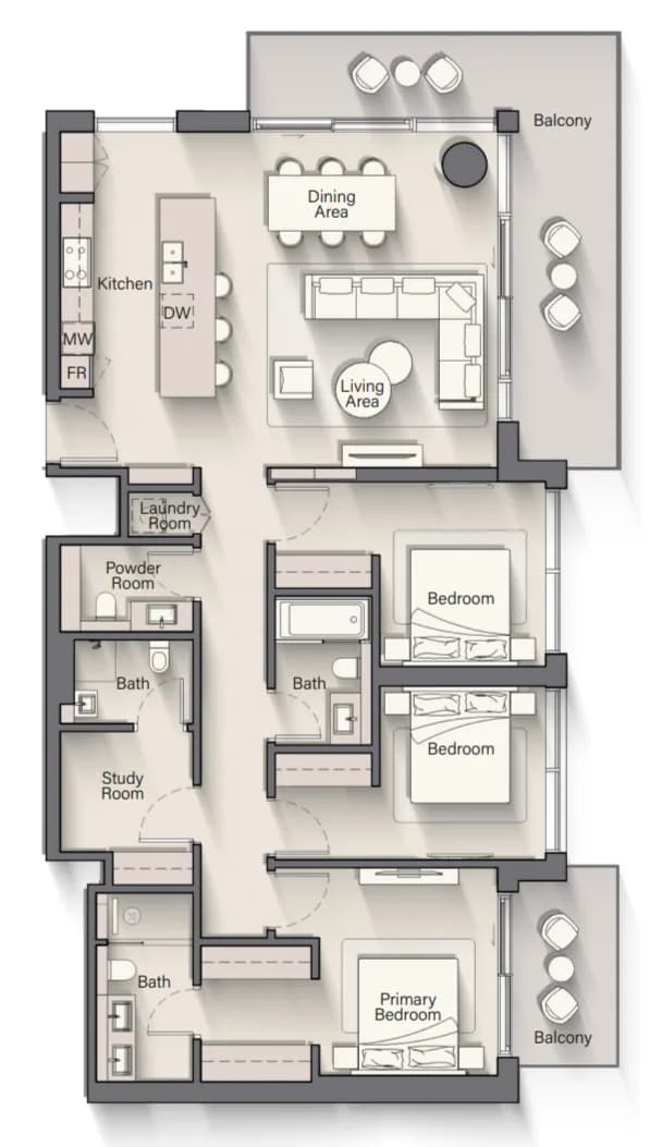 Playa Del Sol 3 Bedroom