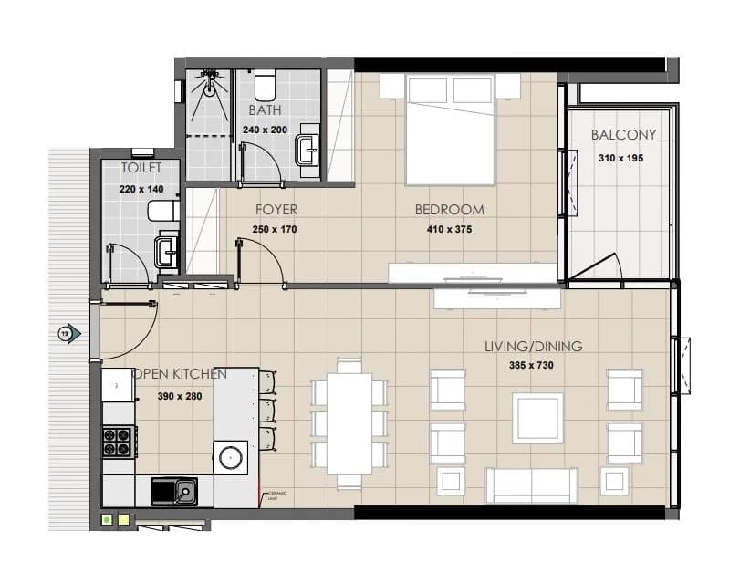 Palatium Residence 1 Bedroom