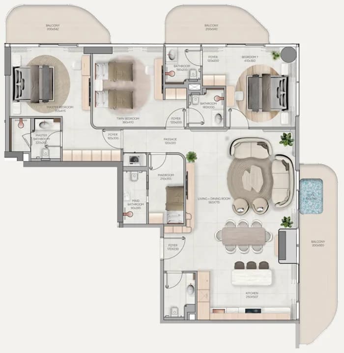 Vestoria Bay 3.5 Bedroom
