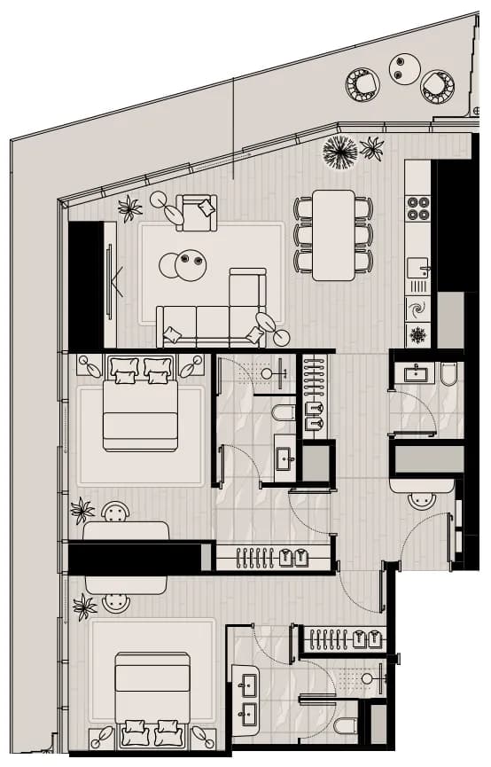 Iconic Residence 2 Bedroom