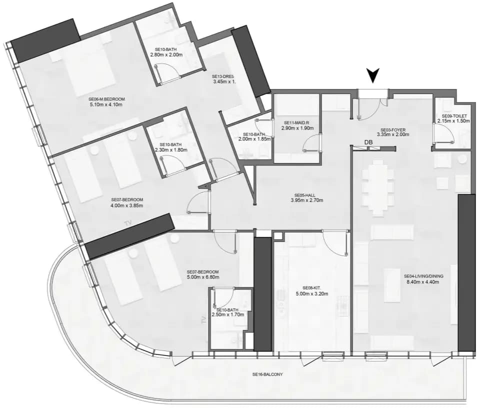 Joud Tower 3 Bedroom