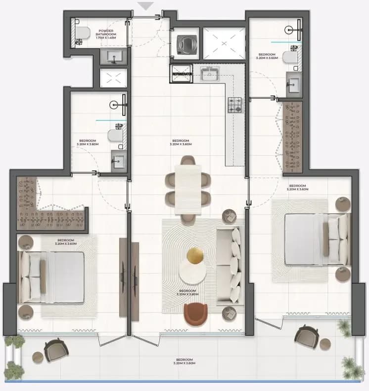 Derby Heights by AMIS 2 Bedroom