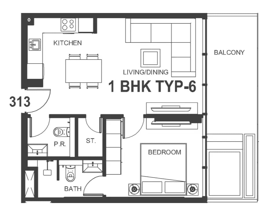 Interstellar Tower 1 Bedroom