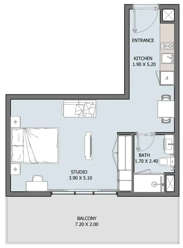 Oceana 1 Bedroom