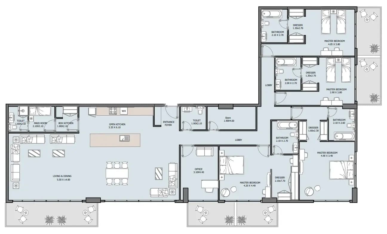 Oceana 4 Bedroom