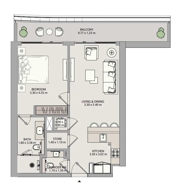 Mayfair Meridian 1 Bedroom