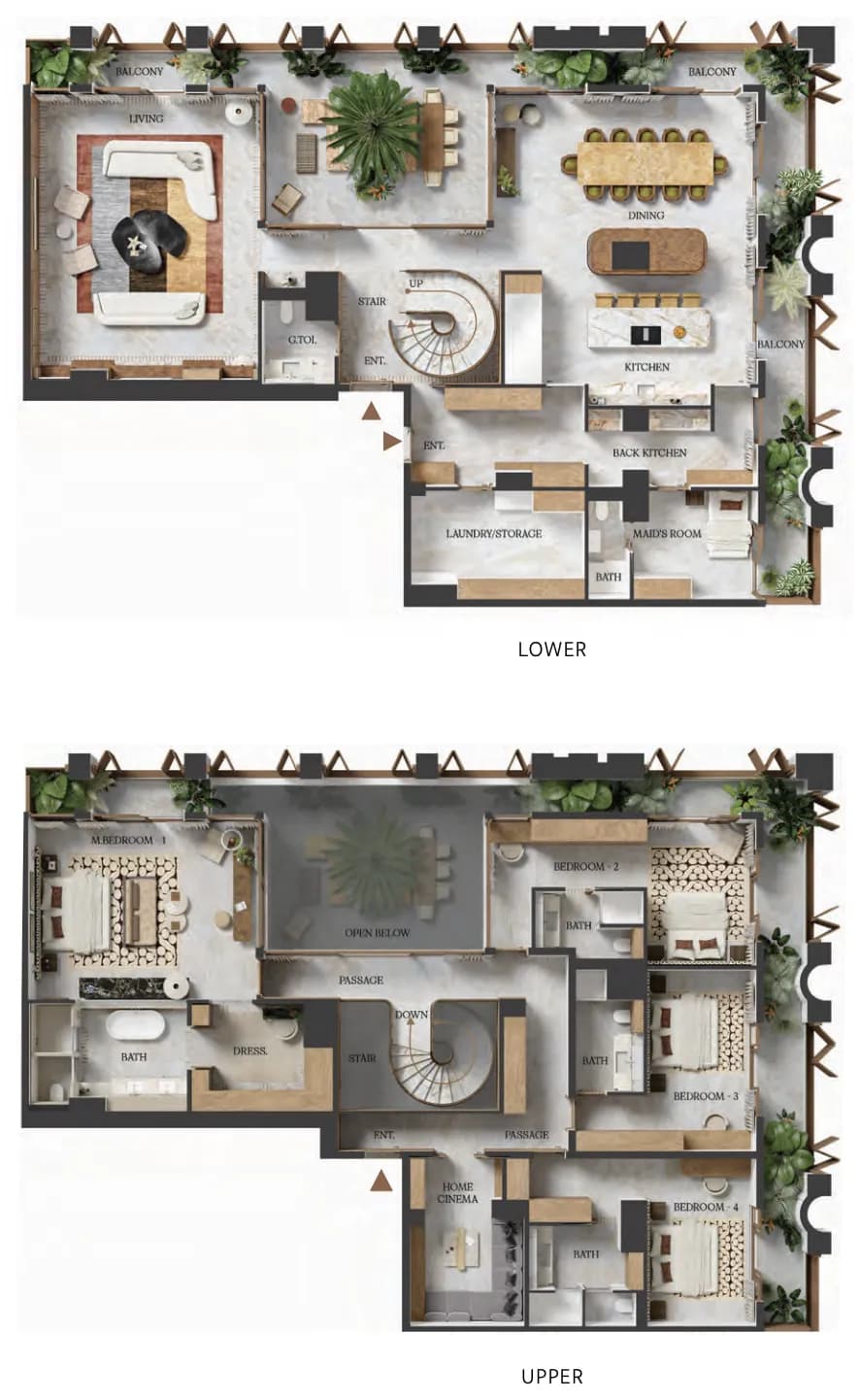 Elire Managed by LUX 4 Bedroom