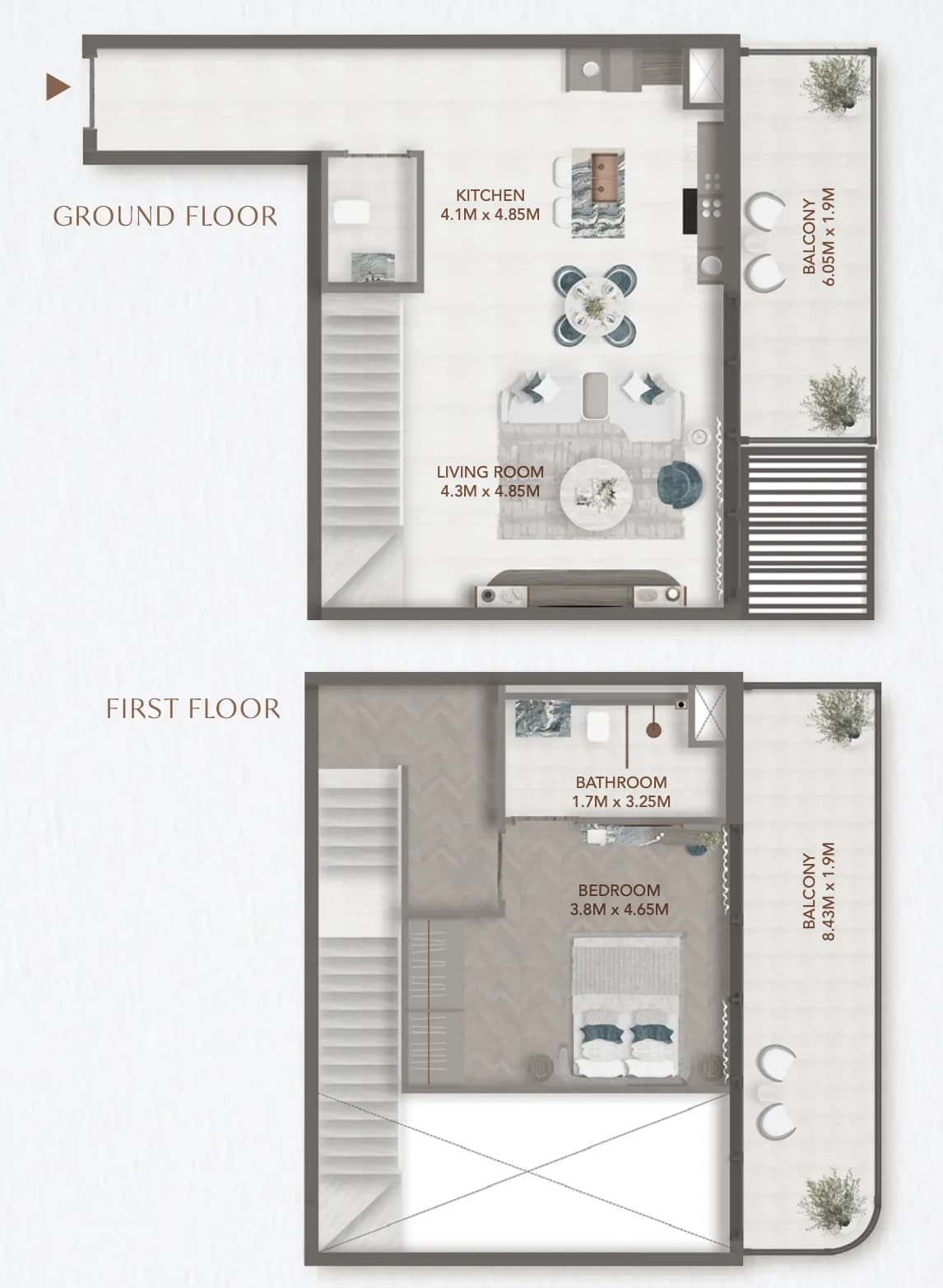 241 Waterside 1 Bedroom